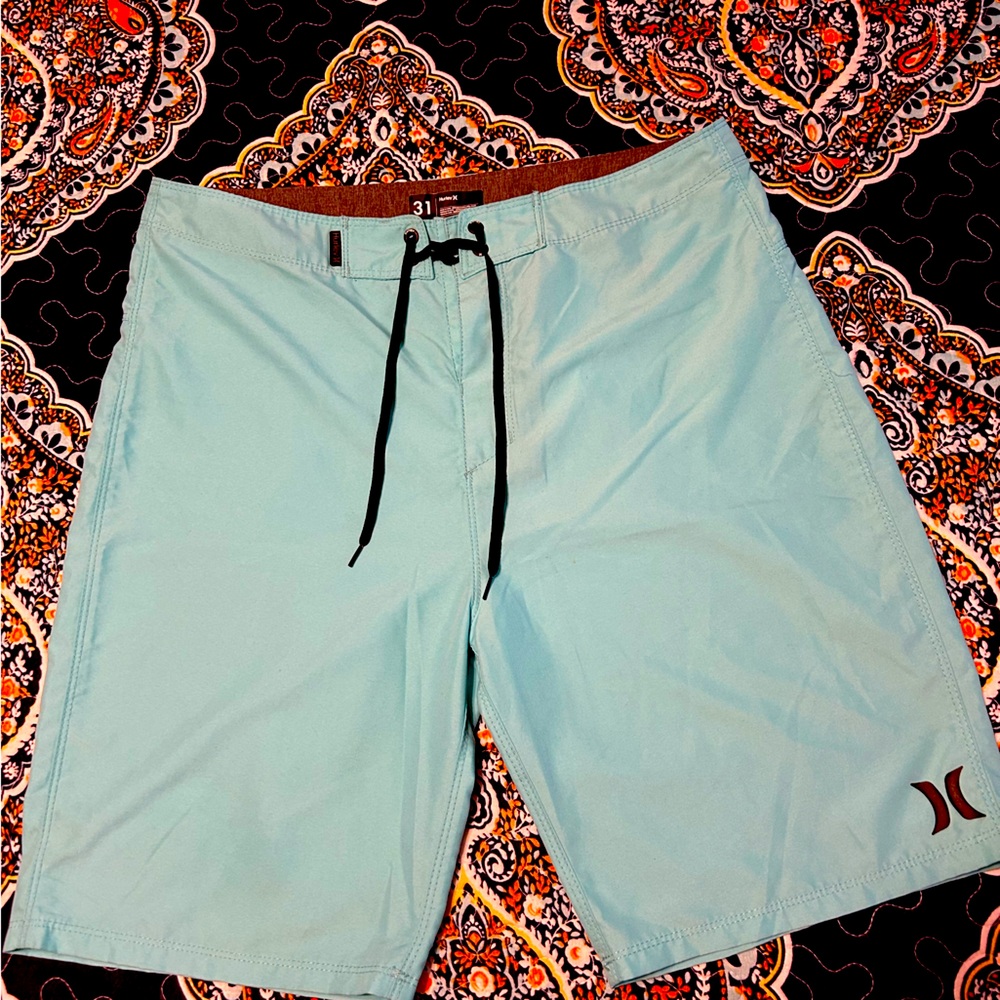 Hurley boardshorts. Teal. Worn 2-3 times. Excellent condition. 31 waist